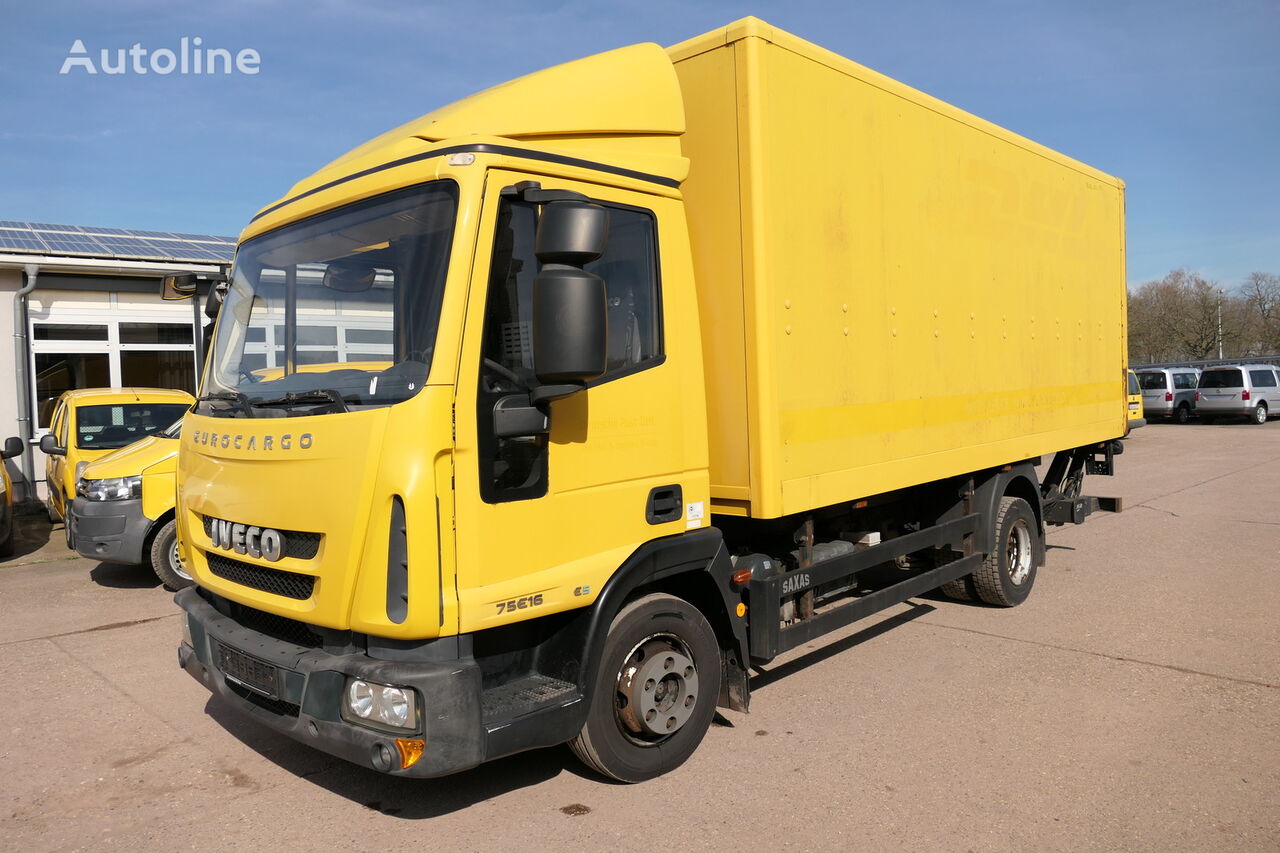 IVECO EuroCargo ML 75 E Box Truck For Sale Germany Rohrbach B Landau