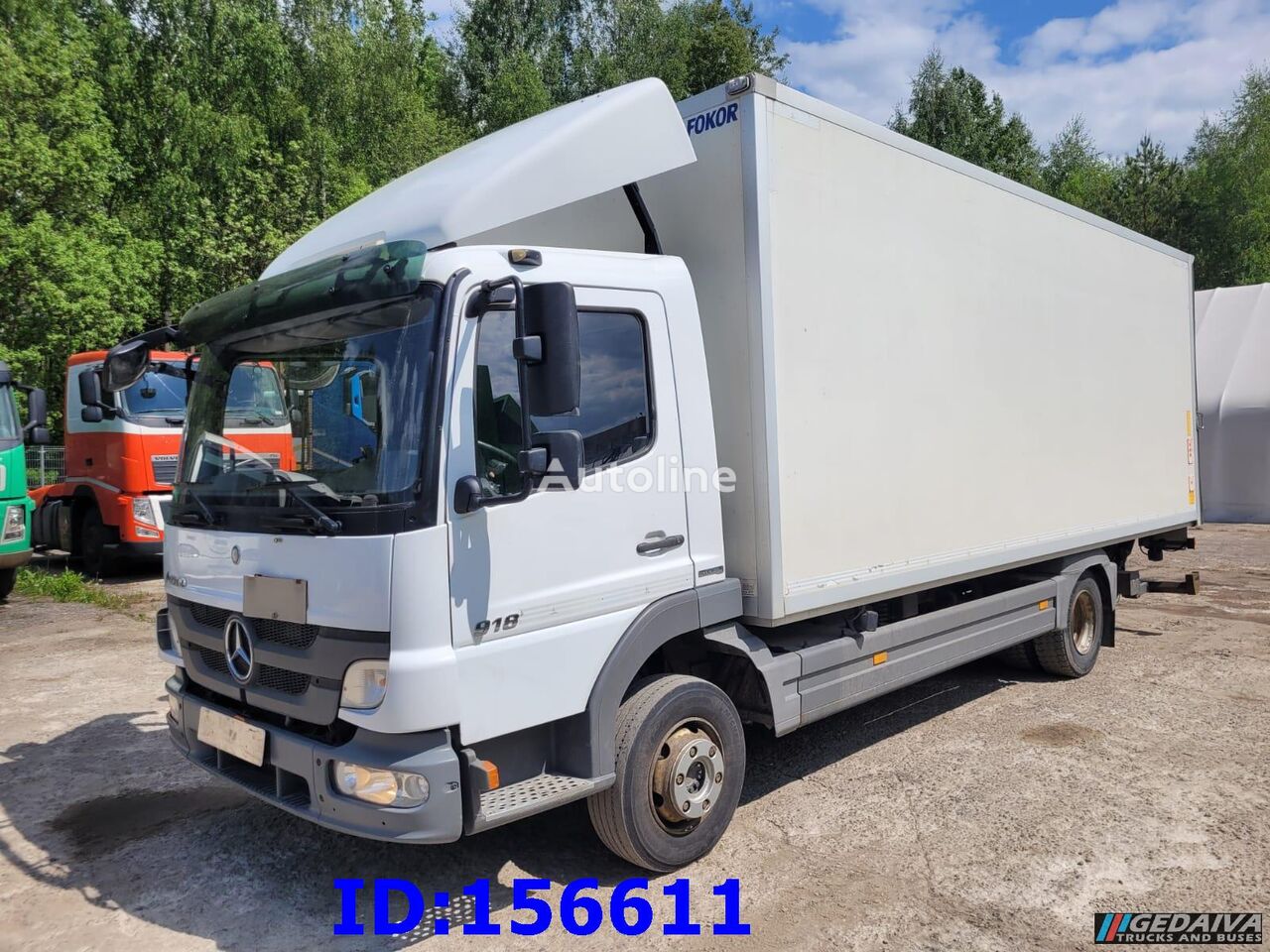 Mercedes Benz Atego Box Truck For Sale Lithuania Vilnius Pt