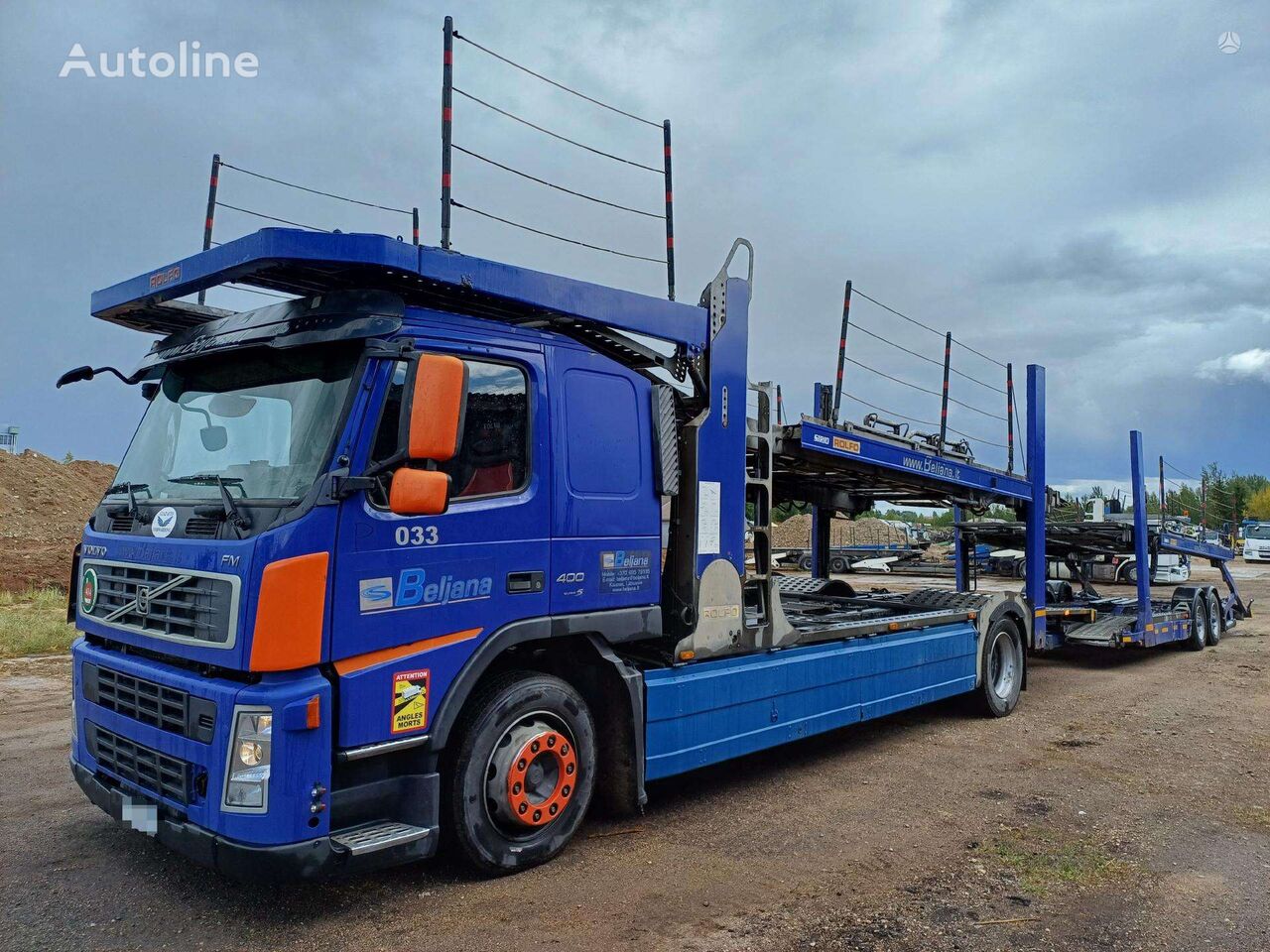 Volvo Fm Rolfo Car Transporter For Sale Lithuania Utena Gz