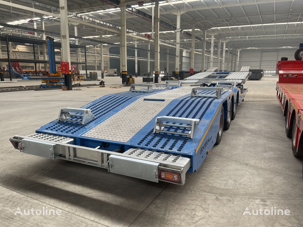 Lider Axels Truck Vehicle Trailer Car Transporter Semi Trailer For