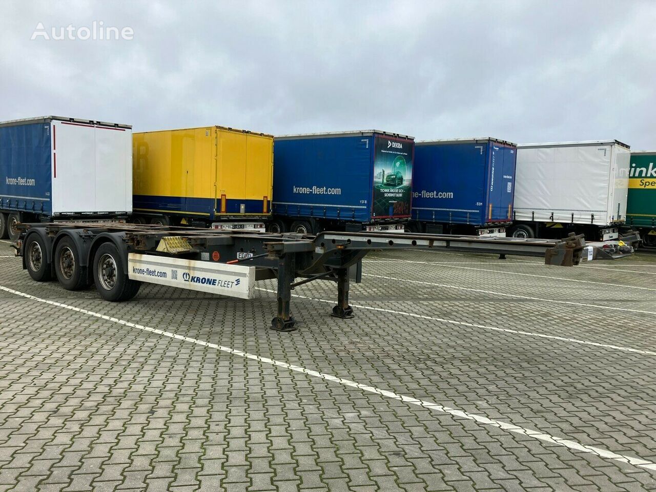 Krone Box Liner SDC 27 ELTU4 Chassis Semi Trailer For Sale Germany