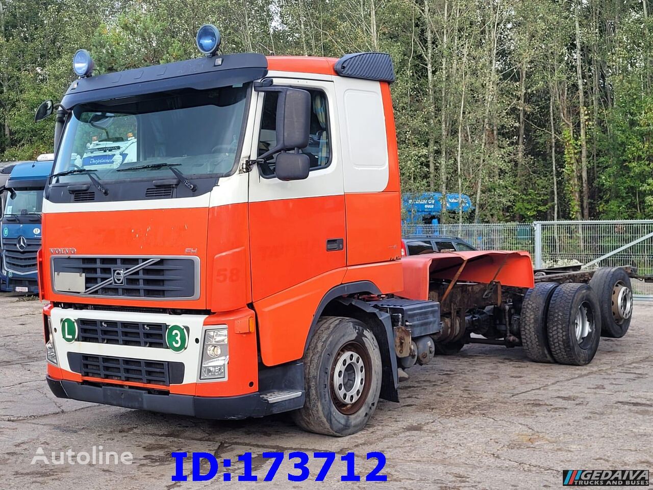 Volvo FH13 440 6x2 Chassis Truck For Sale Lithuania Vilnius VW37400