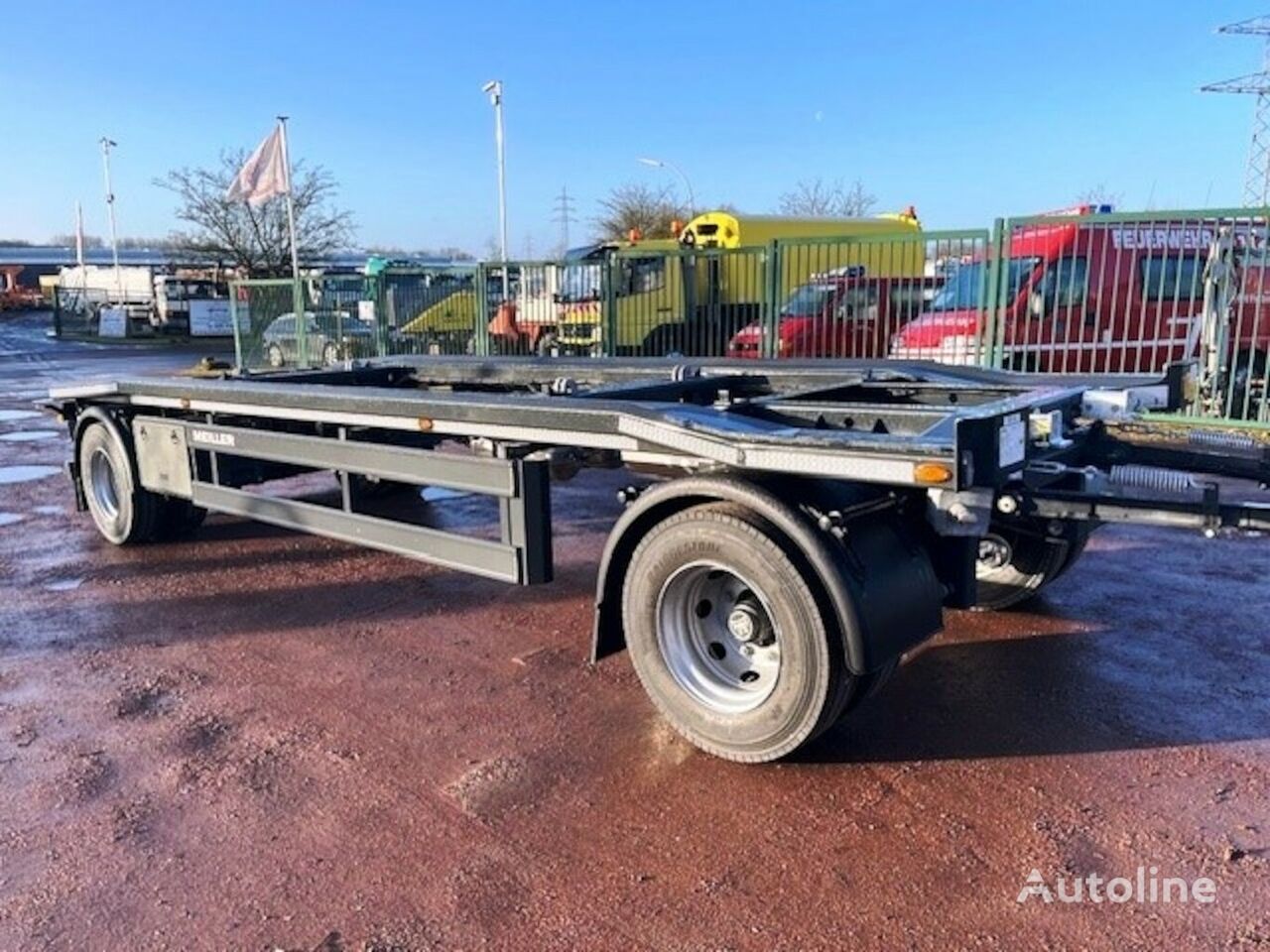 Hüffermann MG 18 ZO 5 4 container chassis trailer for sale Germany Selm