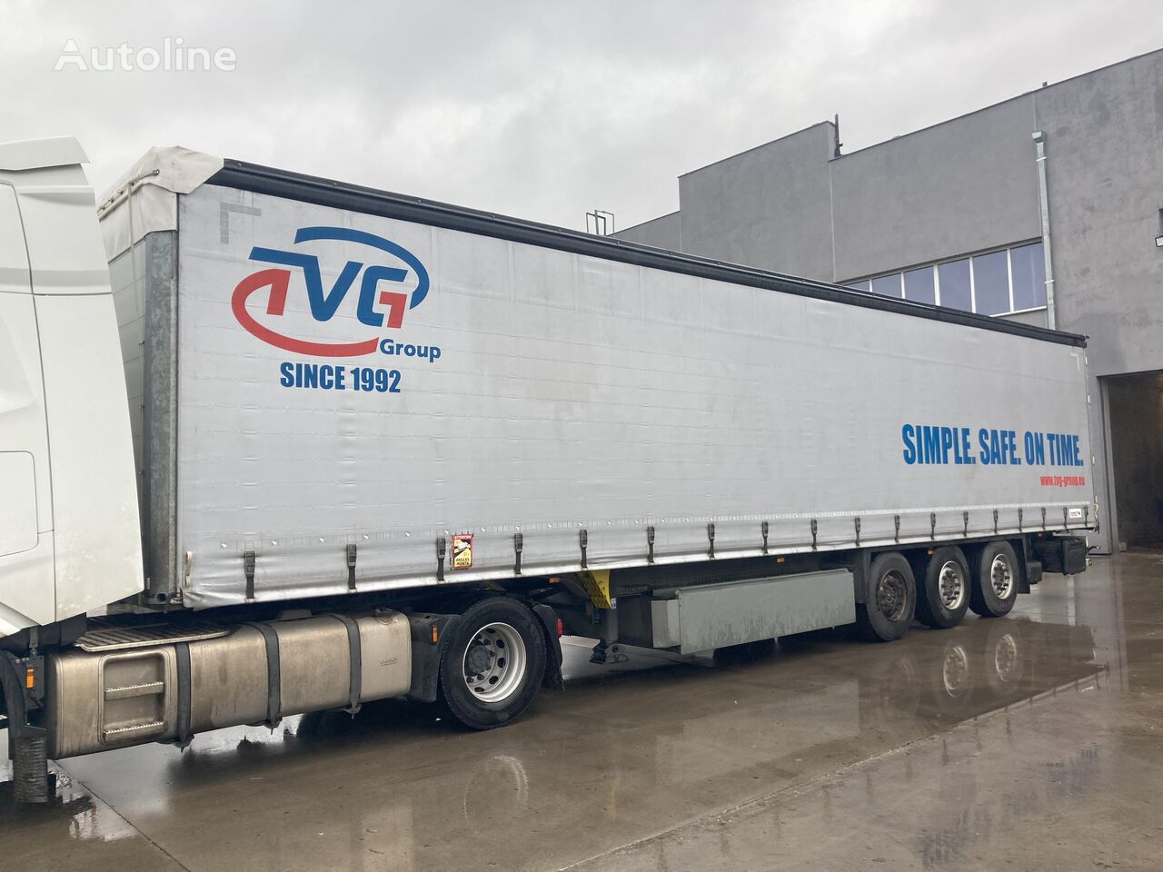 Schmitz Cargobull Scb Curtain Side Semi Trailer For Sale Lithuania