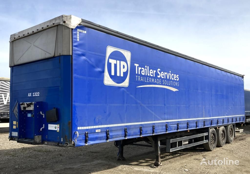 Schmitz Curtainsider Trailer Curtain Side Semi Trailer For Sale Denmark