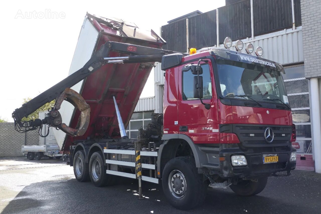 Mercedes Benz Actros X Hmf Z Z Crane Hyva Tipper