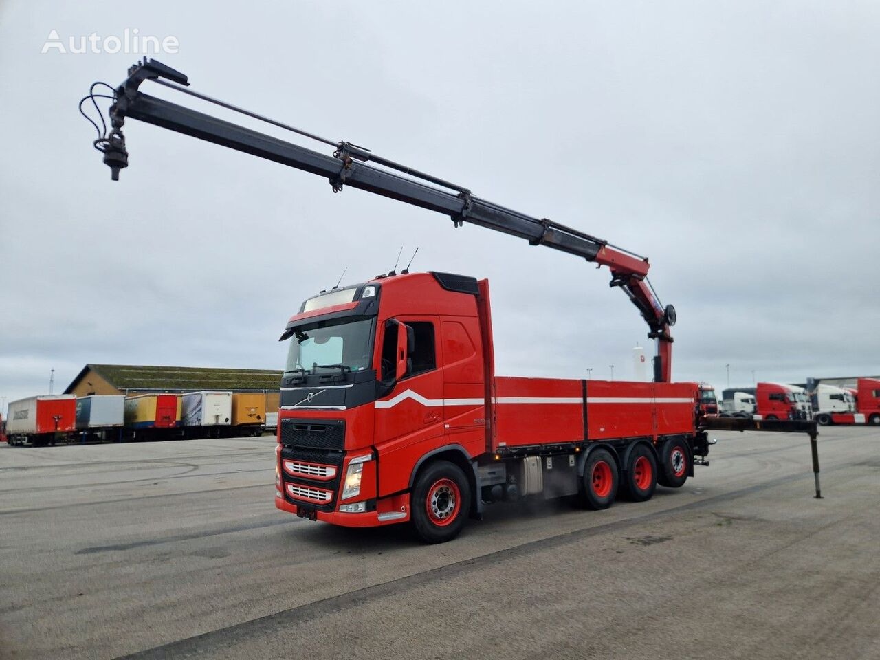 Volvo FH500 Flatbed Truck For Sale Denmark Padborg JP37386