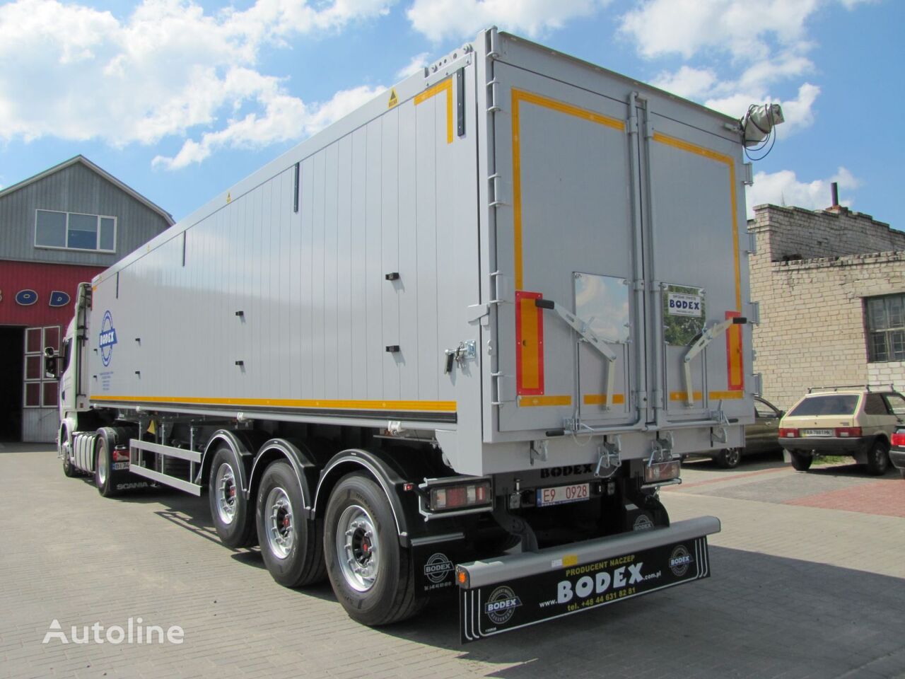 Bodex SAF Intrax 50m3 Harantiia Smartbox Vahy Grain Semi Trailer