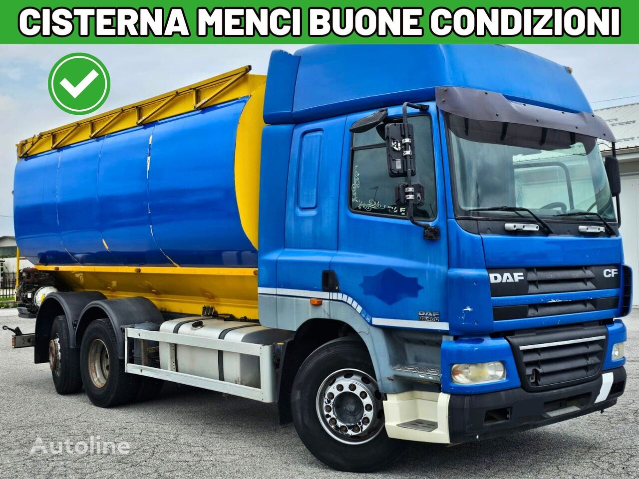 Daf Cf Cisterna Menci Trasporto Mangimi Grain Truck For Sale