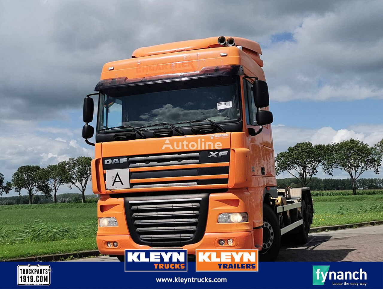 DAF XF 105 460 6x2 4 Hook Lift Truck For Sale Netherlands Vuren ZG37723