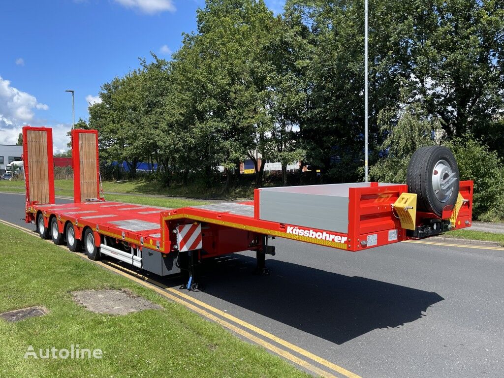 Kässbohrer 4 axle extendable lowloader low bed semi trailer for sale