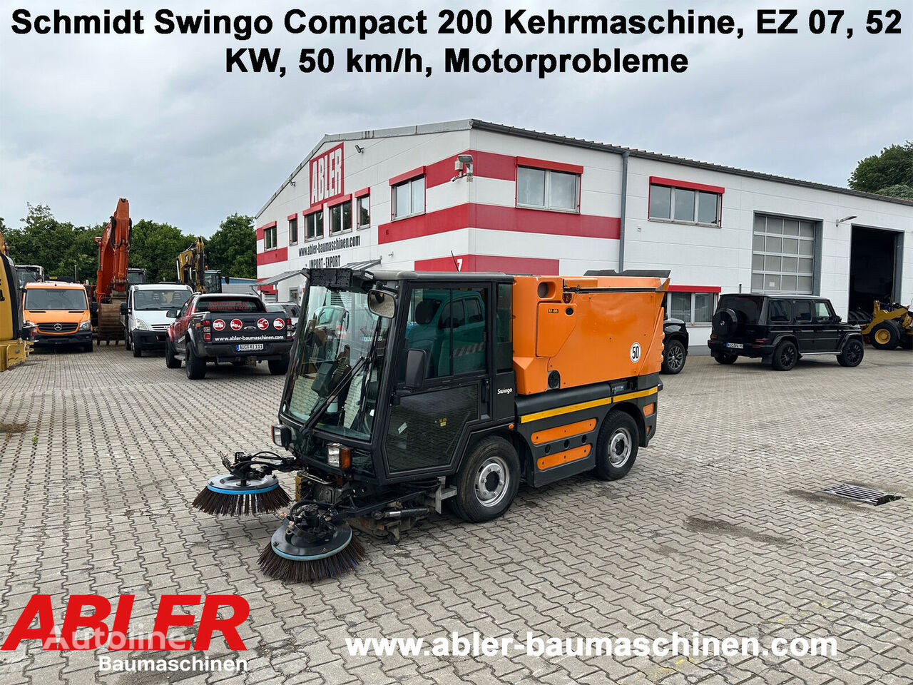 SCHMIDT Swingo Compact 200 Kehrmaschine Road Sweeper For Sale Germany