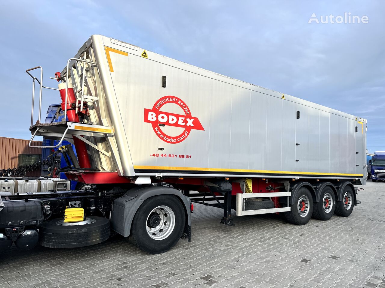 BODEX Tipper Semi Trailer For Sale Ukraine PU31955