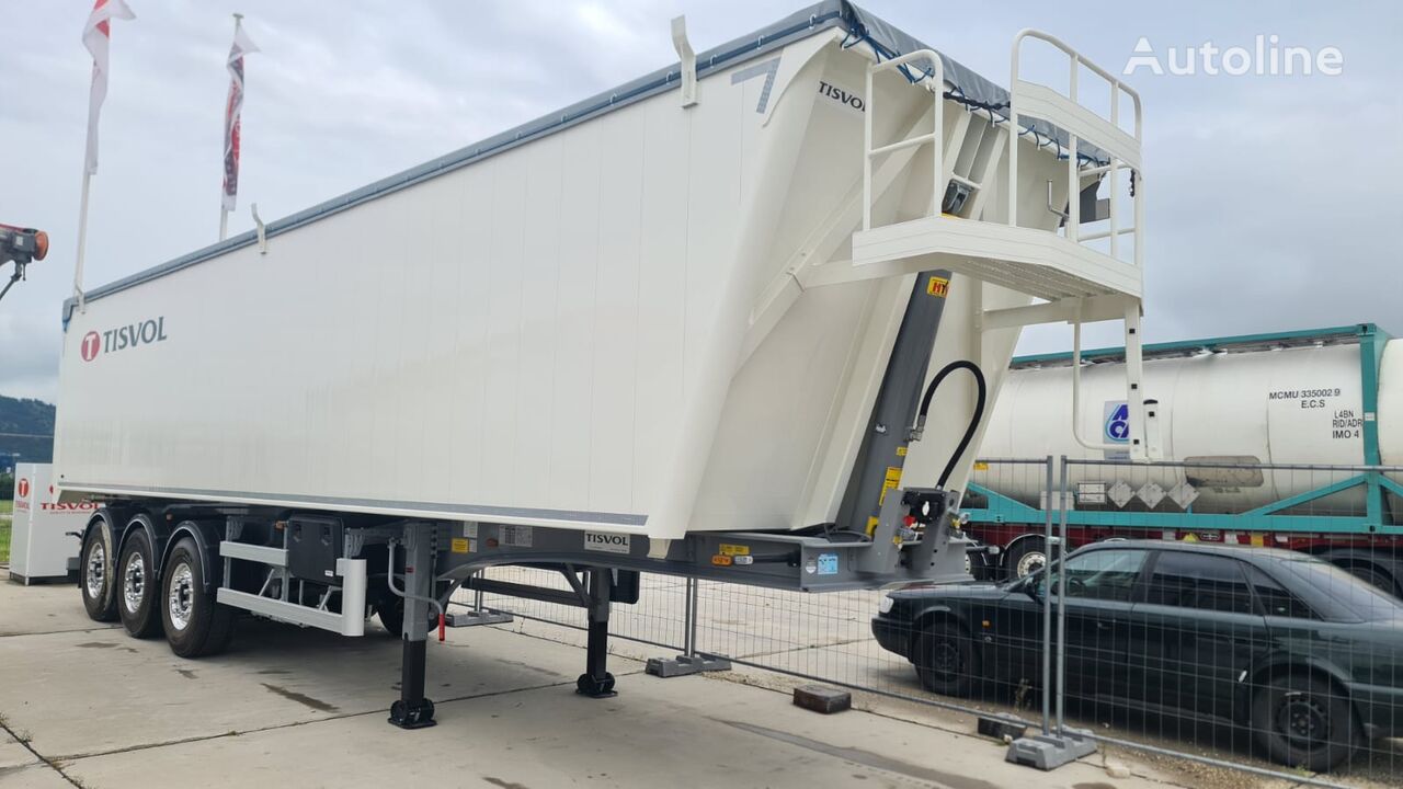 Tisvol Tipper Semi Trailer For Sale Hungary Budapest M Ring Lv