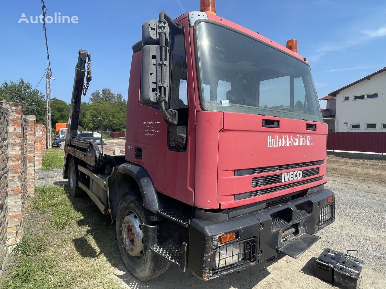 Iveco Mt E Skip Loader Truck For Sale Hungary Budapest Dv