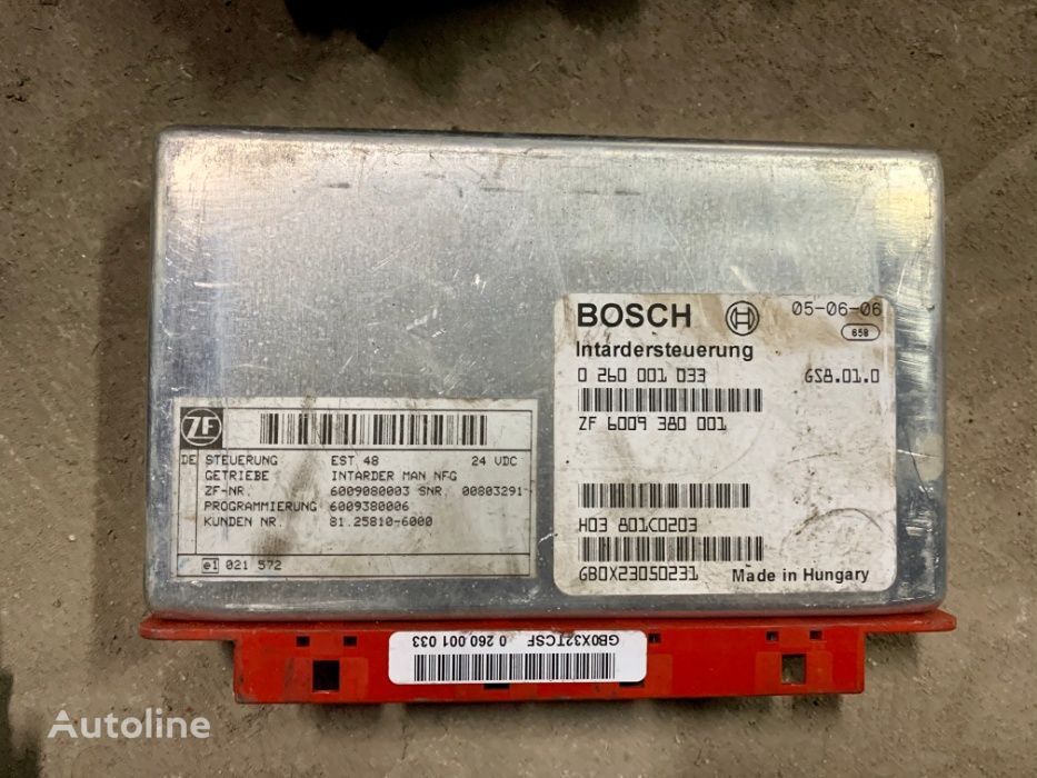 Bosch Retardera Intradera 0260001033 Control Unit For MAN TGA Truck