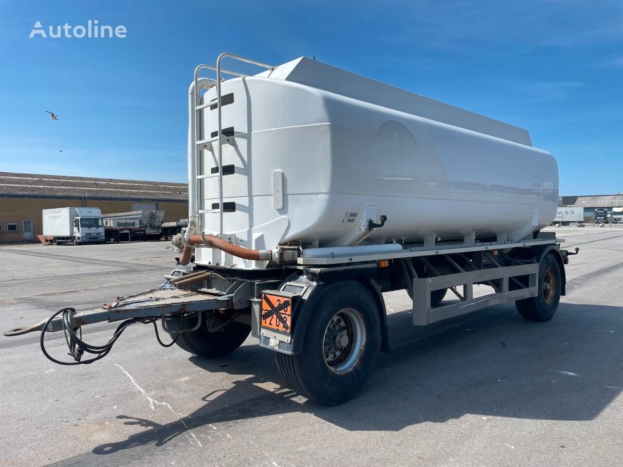 Hmk Bilcon Tanker Trailer For Sale Denmark Padborg Rd