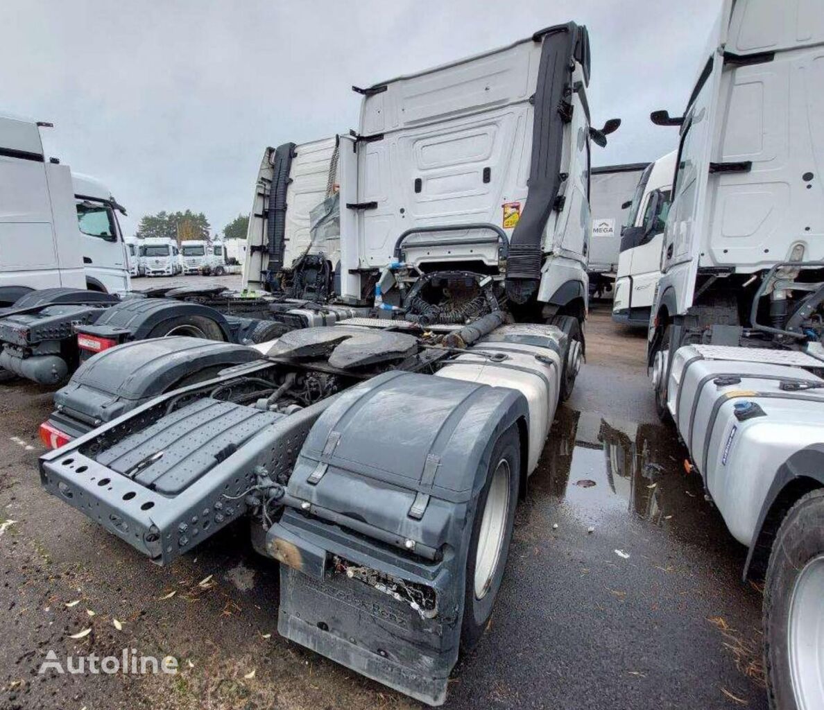 Buy Damaged Mercedes Benz Actros 1845 LS MCT Truck Tractor Lithuania