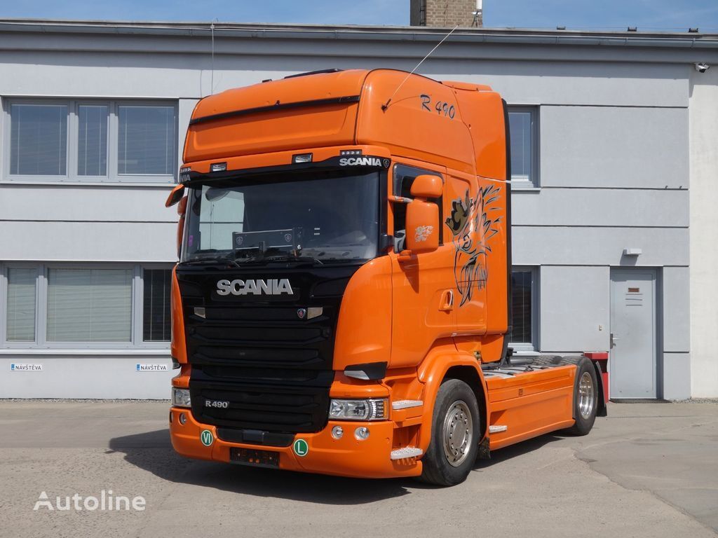 SCANIA R490 Truck Tractor For Sale Czechia Highway D11 EXIT25 QB34064