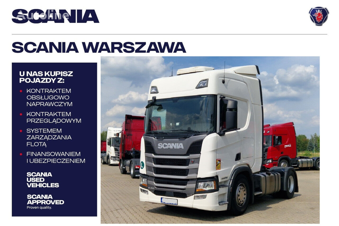 Scania R 450 truck tractor for sale Poland Nadarzyn Stara Wieś GW41216