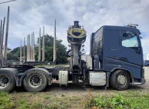 Volvo FMX 500, 6x6, EURO 6+TRAILER TOM SERVICE, SAF timber truck for sale  Czechia Praha 9 Černý Most, EK36494