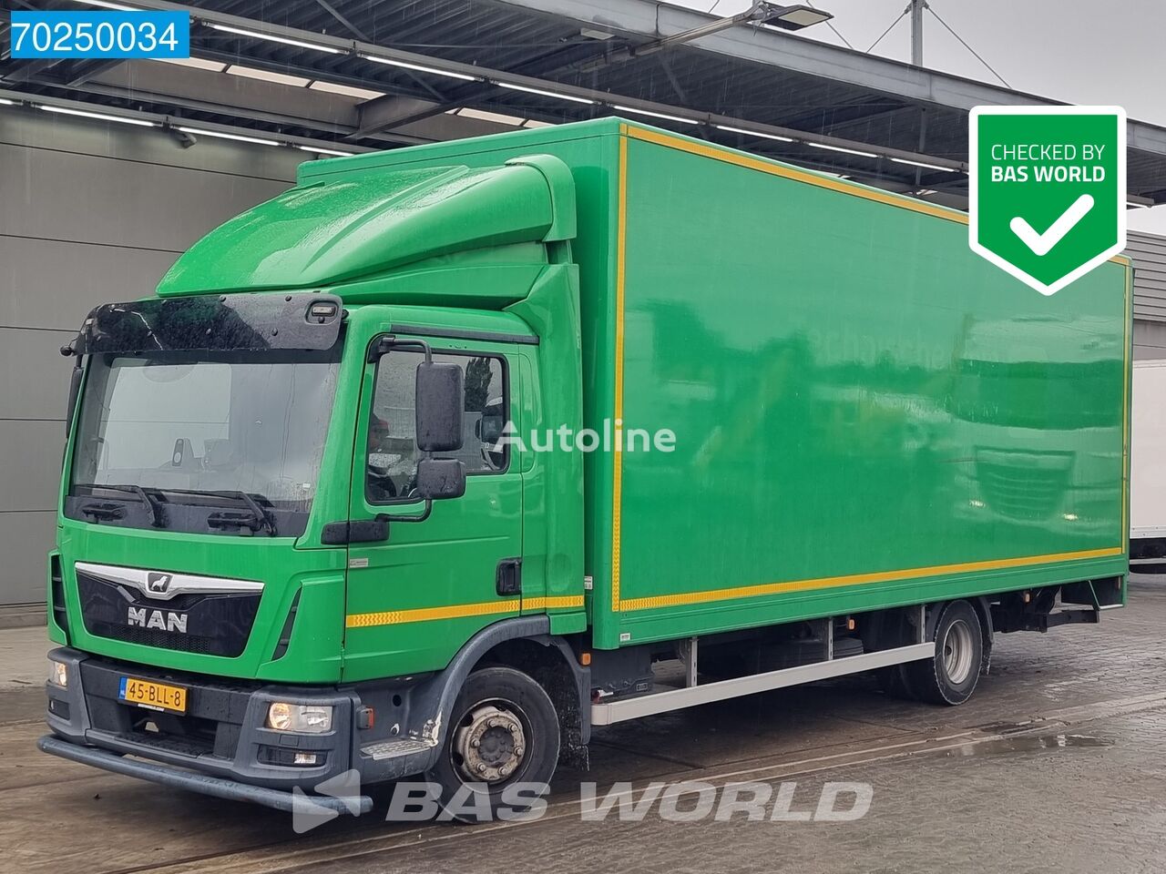 MAN TGL 10.190 4X2 10tons NL-Truck Ladebordwand Euro 6 box truck