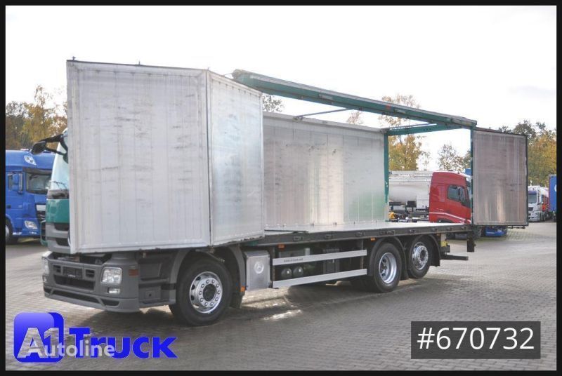 MercedesBenz Actros 2541 Schubboden Walkingfloor Stapler box truck for