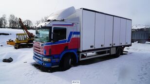 Scania P124GB Cabinet car w/ full side opening box truck