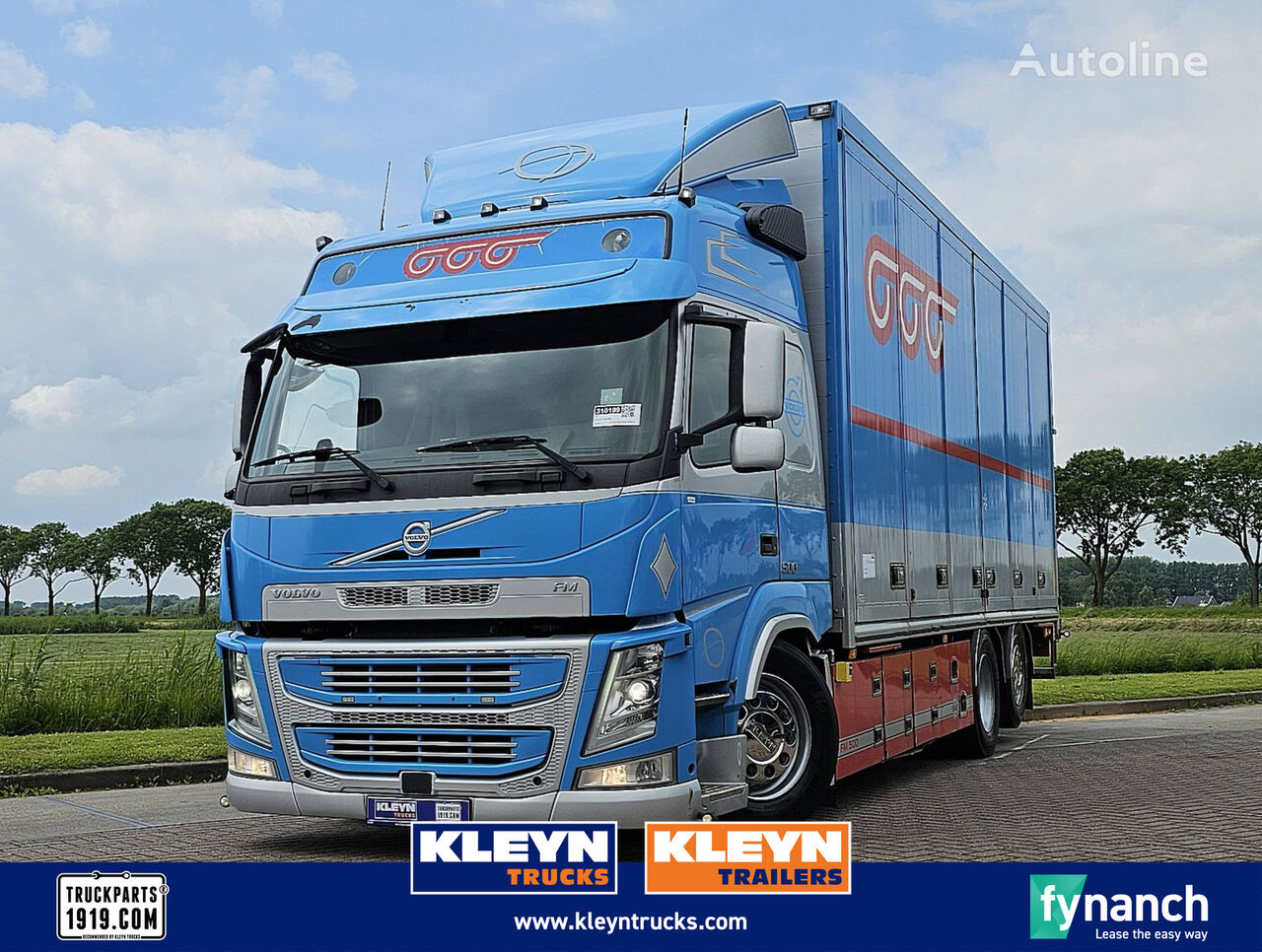 Volvo FM 500 6x2*4 doors lift box truck