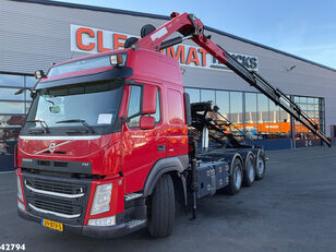 Volvo FM 500 8x4 Euro 6 Tridem HMF 26 Tonmeter laadkraan cable system truck