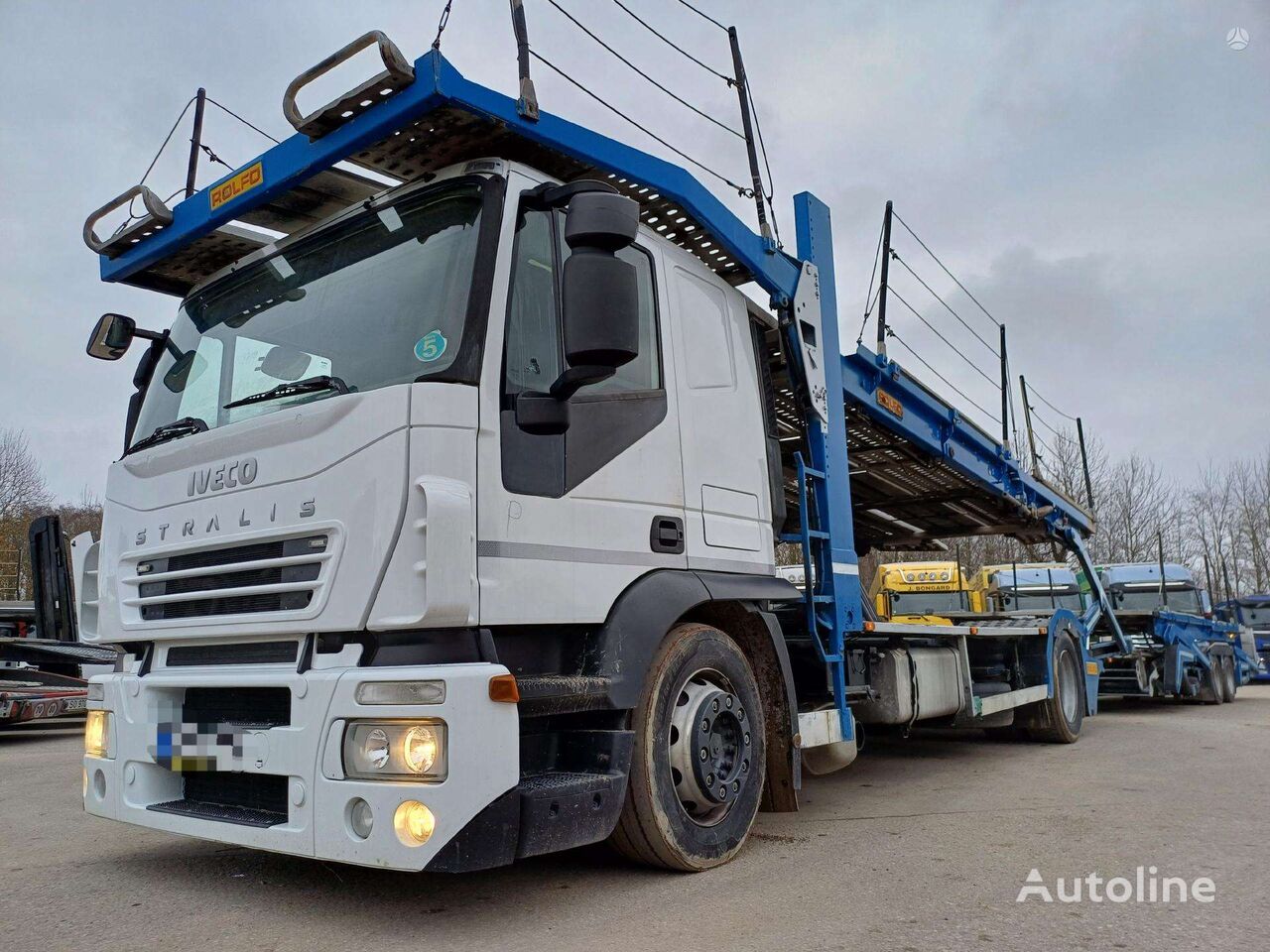 IVECO STRALIS + ROLFO 2001 car transporter