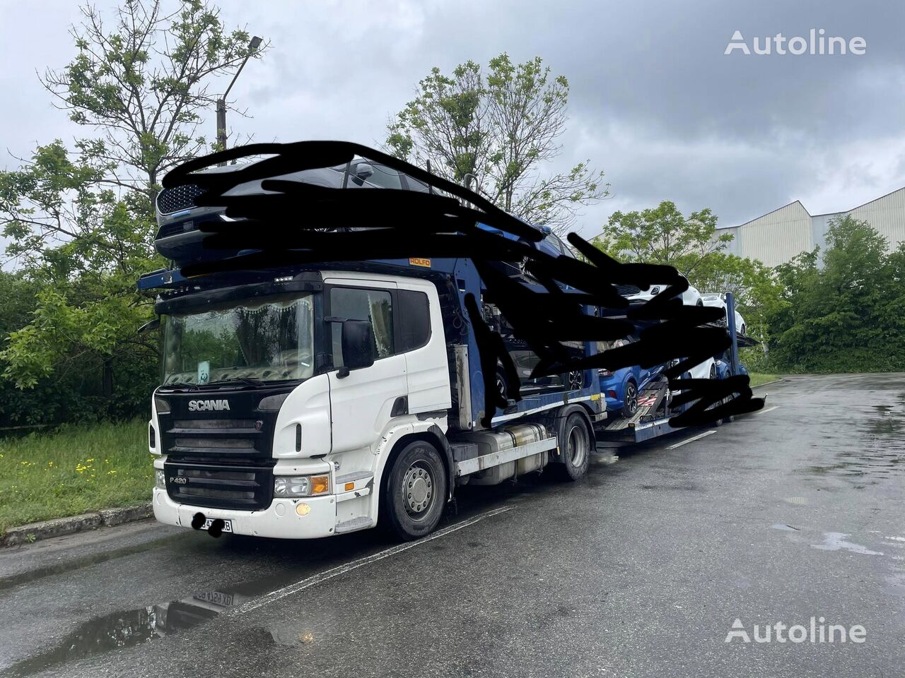 Scania car transporter for sale Czechia, AW38529