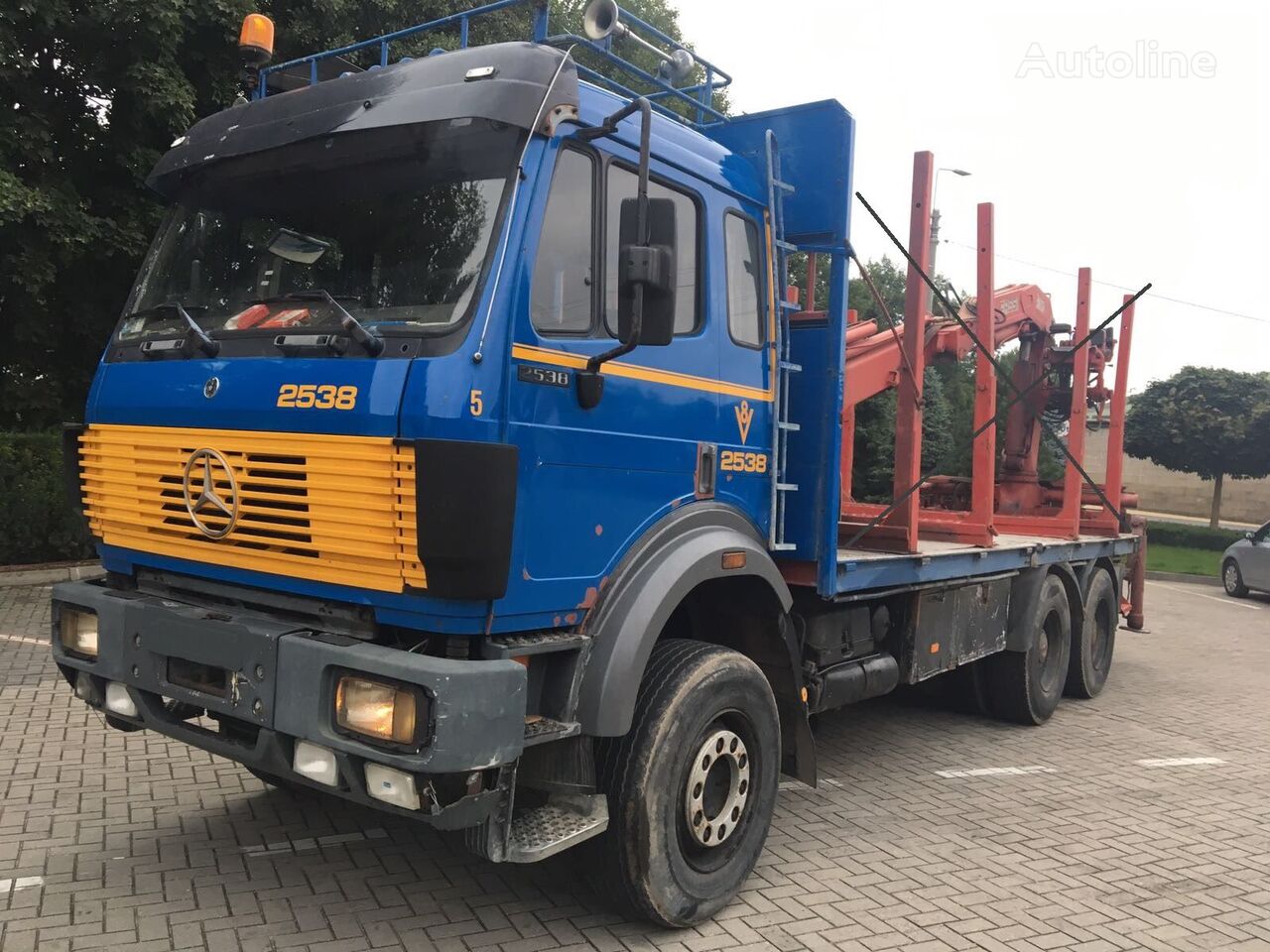 Mercedes-Benz 2538  6x4, full spring, without crane chassis truck