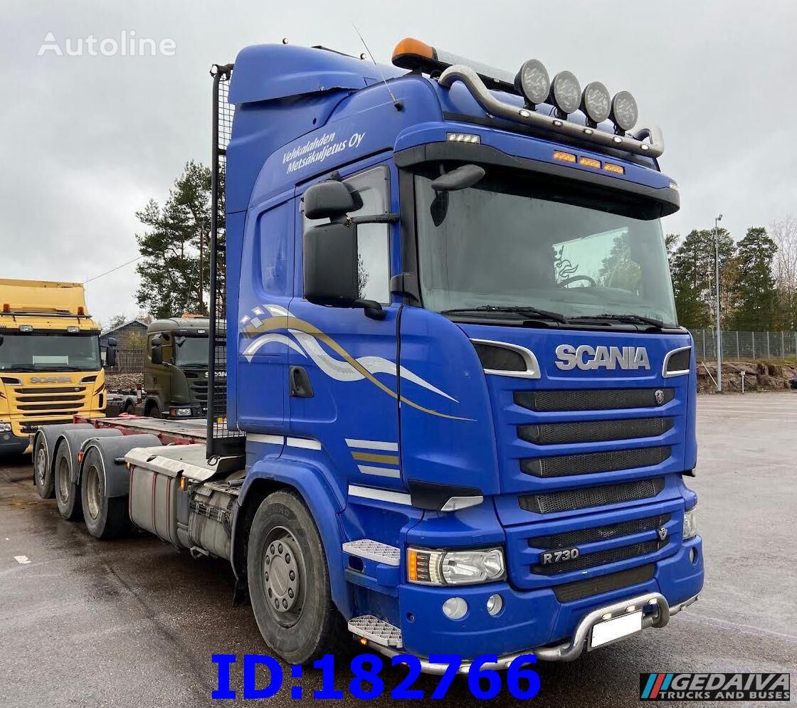 Scania R730 8X4 V8 Euro6 3 Pedals chassis truck for sale