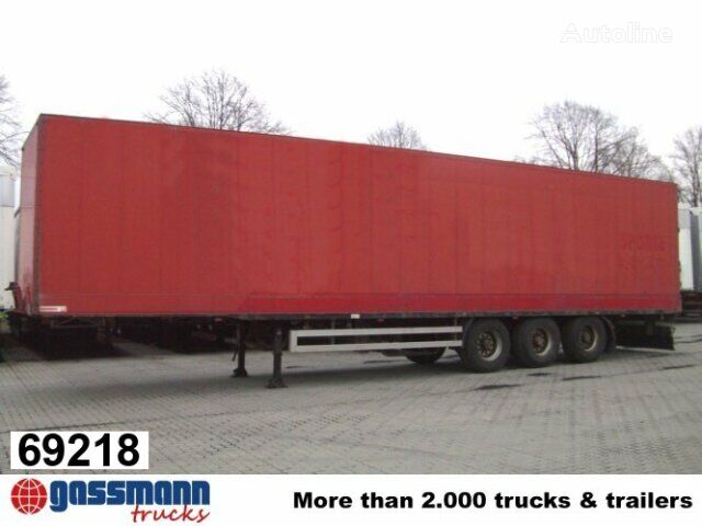 Sommer Sommer Kleiderkofferauflieger, 90 cbm closed box semi-trailer