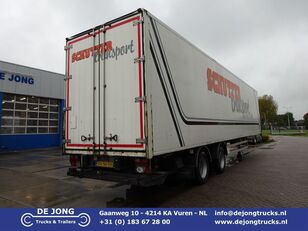 Van Eck DT-2J / Box / Double Tyres / TÜV APK 8-2024 closed box semi-trailer