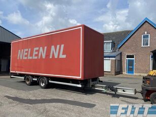 Tracon TM18 2ass wipcar met gesloten opbouw closed box trailer