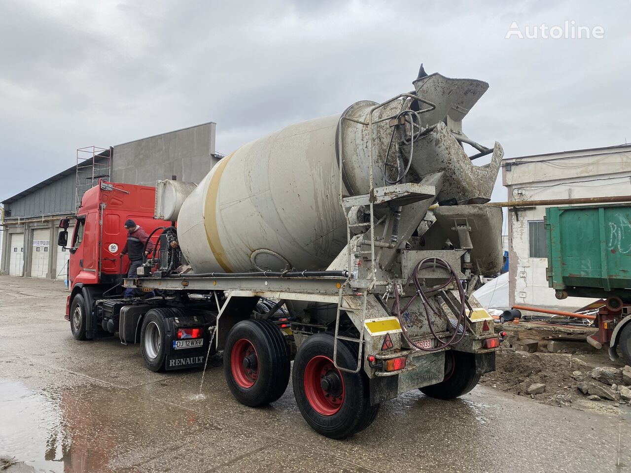 CIFA concrete mixer semi-trailer