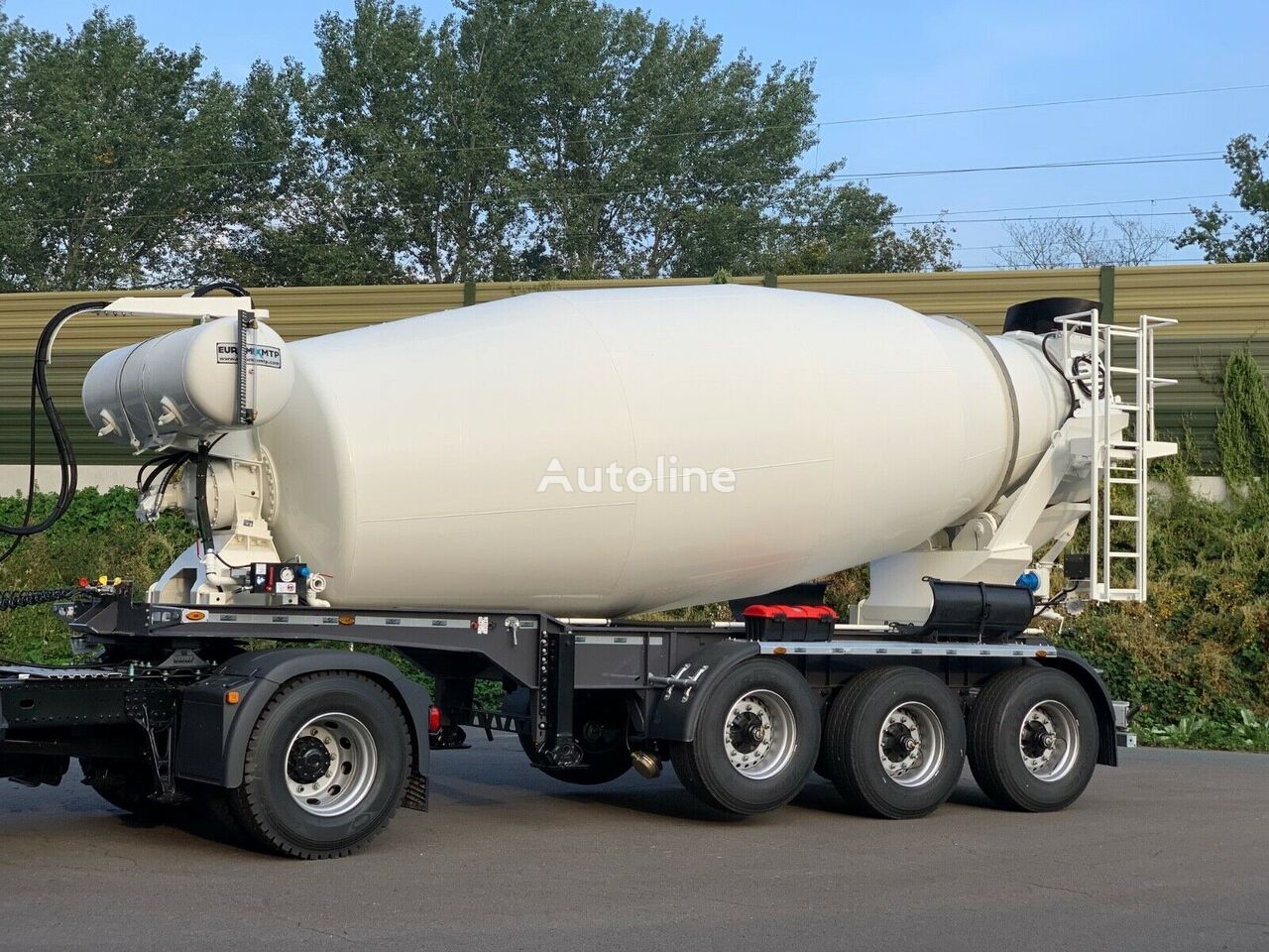 new Euromix MTP EM 12 R  concrete mixer semi-trailer