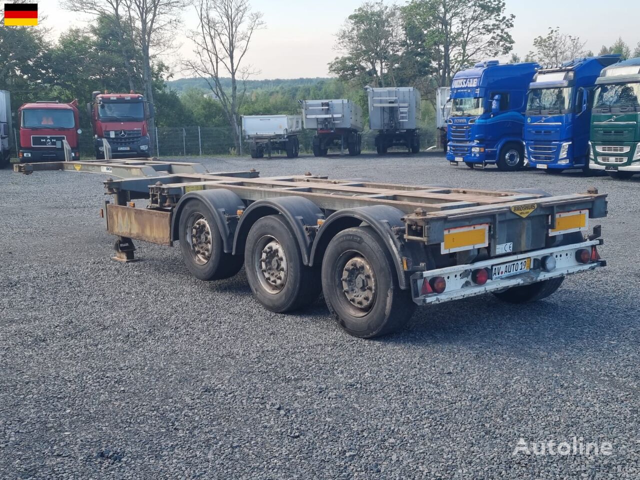 Broshuis   3UCC-39 container chassis semi-trailer
