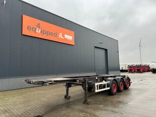 Burg 20FT/3-axles, empty weight: 3.400kg, SAF INTRADISC, ADR (EXII, E container chassis semi-trailer