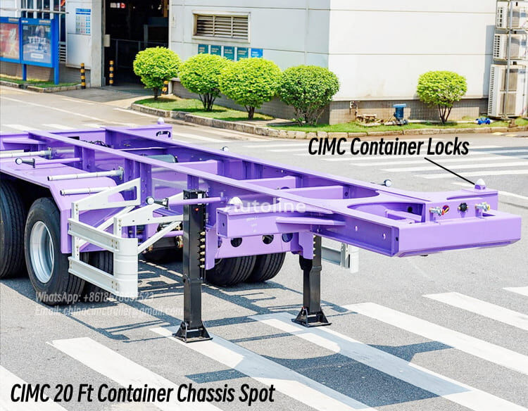 CIMC 20 Ft Container Chassis Price in Nigeria container chassis semi ...