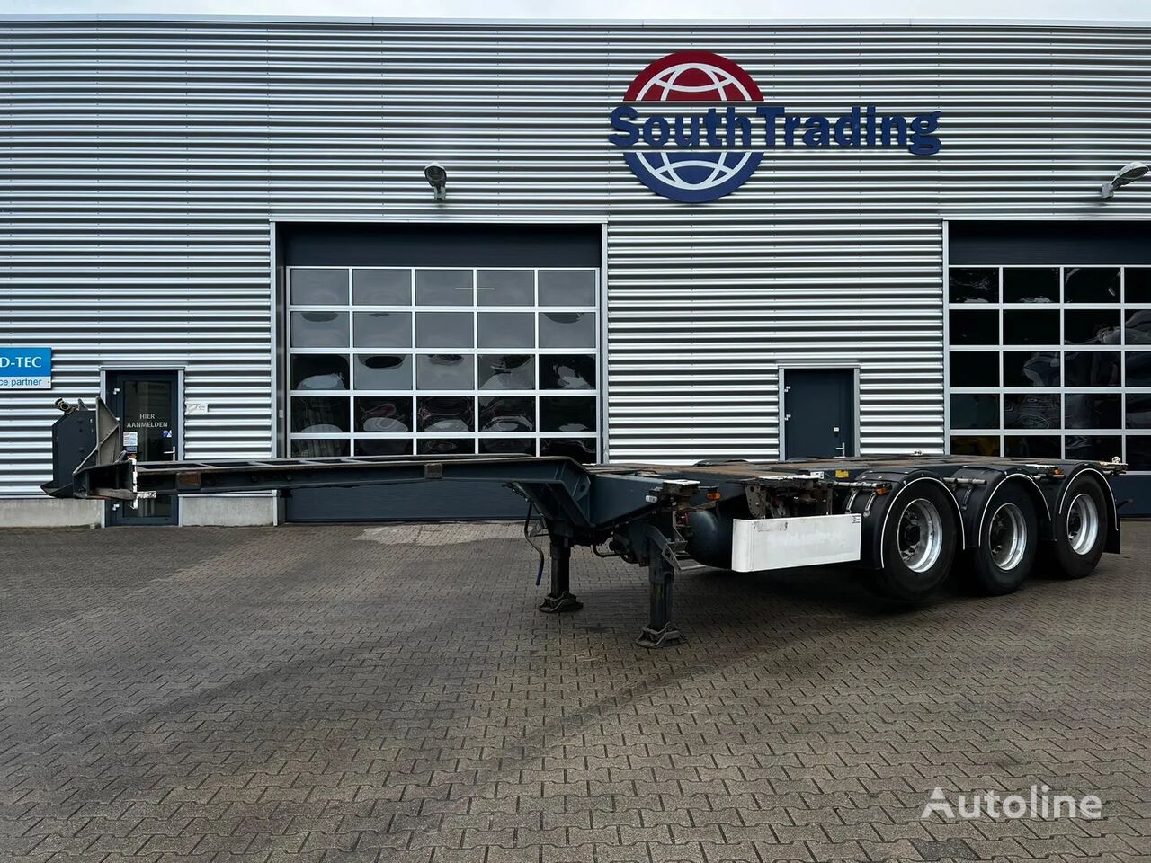 Pacton T3-010 container chassis semi-trailer