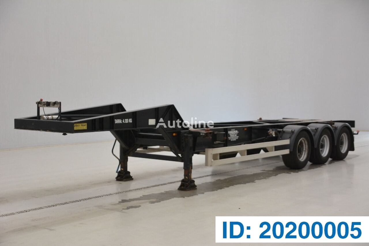 TURBO'S HOET 20 ft Gooseneck container chassis semi-trailer