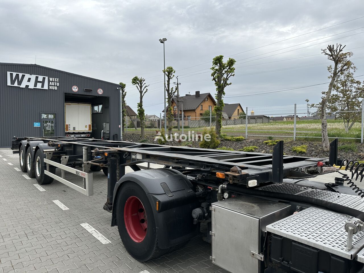 Van Hool 3B2003 container chassis semi-trailer