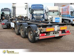 Van Hool 3x AXLE + 20-30-40-45FT + 3x IN STOCK container chassis semi-trailer
