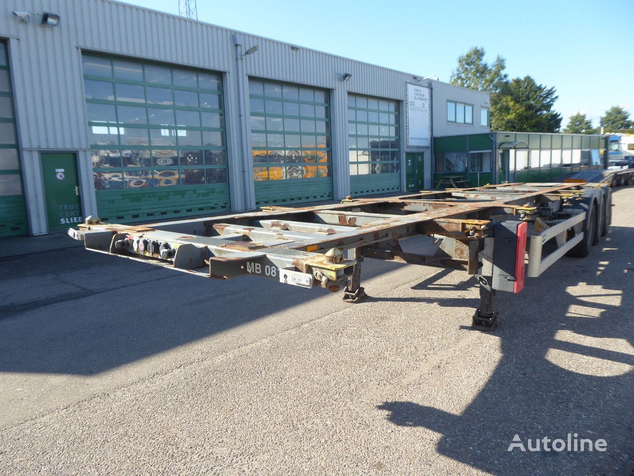 Van Hool ADR/ VLG, BPW 20 30FT, Discbrakes container chassis semi ...