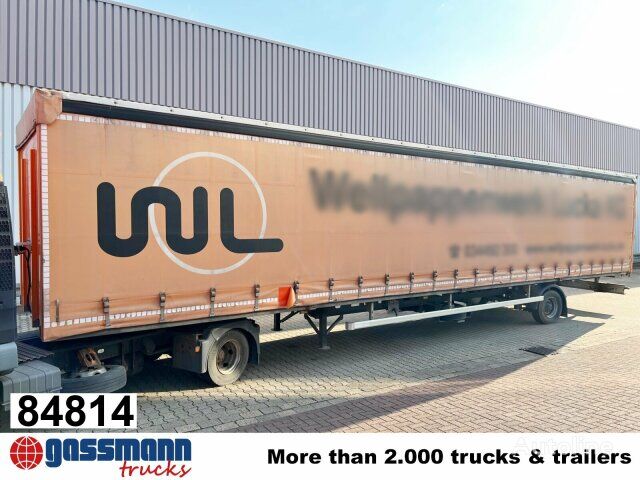 Ackermann PS-F 5.3/13.5 EZG SPS, Edscha-Verdeck, Lenkachse curtain side semi-trailer