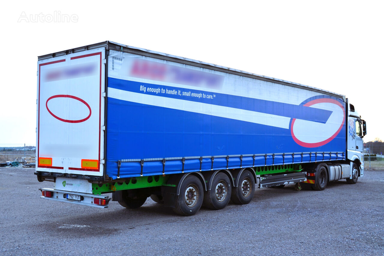 Berger ecoCoil SAPL24 LTCn SAF / XL-CODE / 5440 KG curtain side semi-trailer