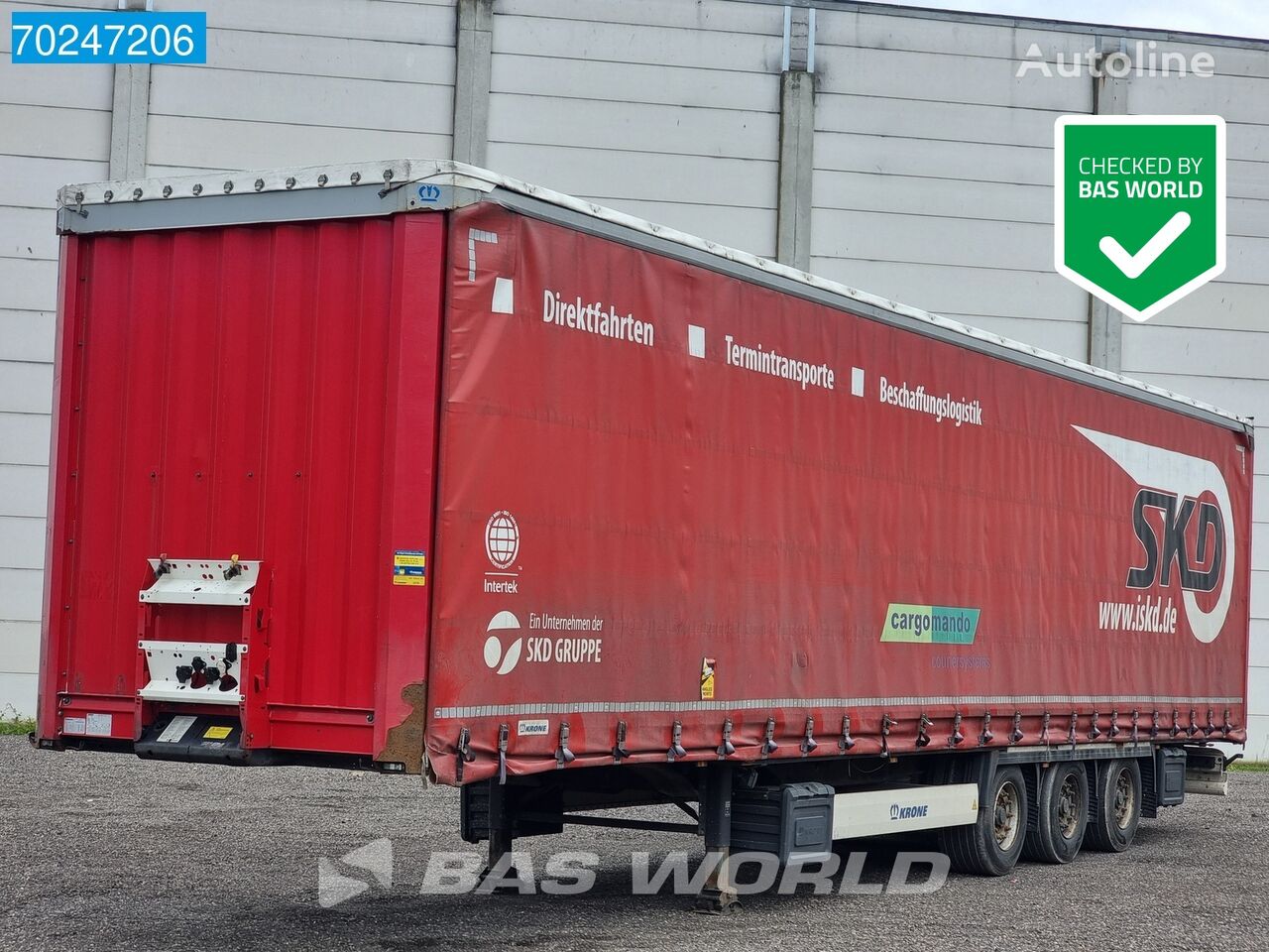 Krone Sd Axles Liftachse Lift Sliding Roof Mega Curtain Side Semi